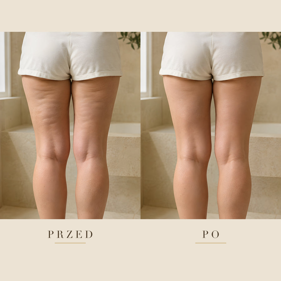 Przed i po: tylna strona ud i pośladki