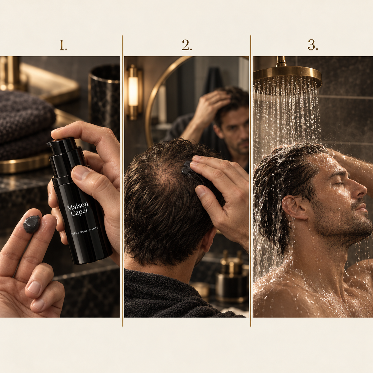 Le rituel en trois étapes